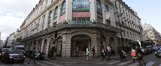The Conran Shop London and Paris Briston retailers